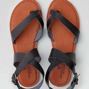 Ankle wrapped sandal